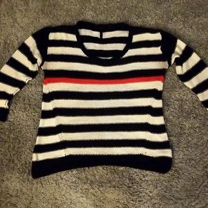 Striped Knit Sweater
